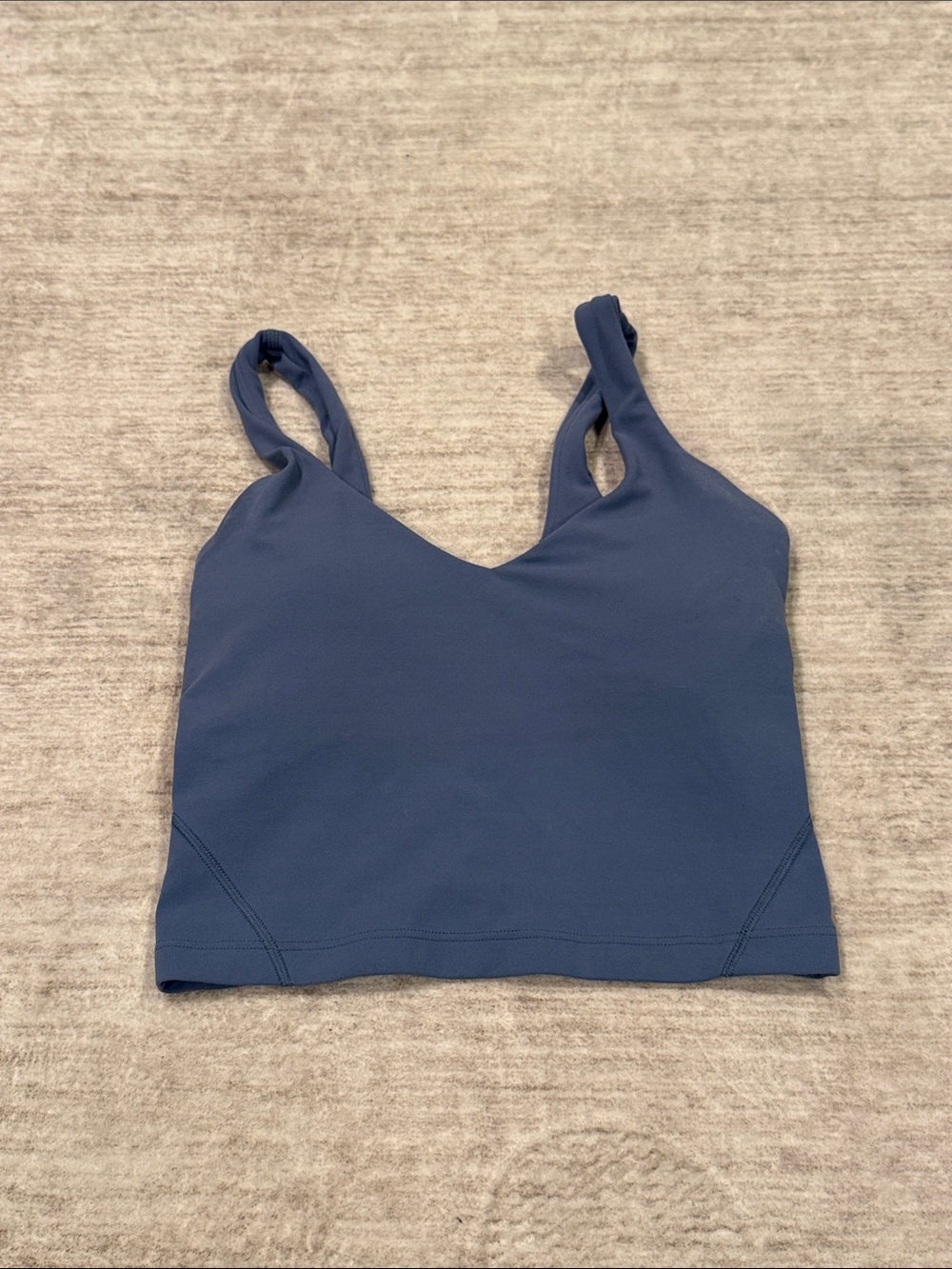 Lululemon Women's size 0 Blue V-Neck Bralette Tank Top